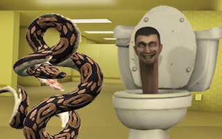 Image Python Snake Kill Skibidi Toilet Backrooms